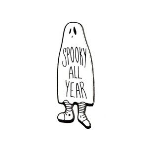 Cute Spooky Sheet Ghost Soft Enamel Pin